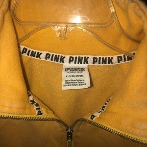 Pink half zip